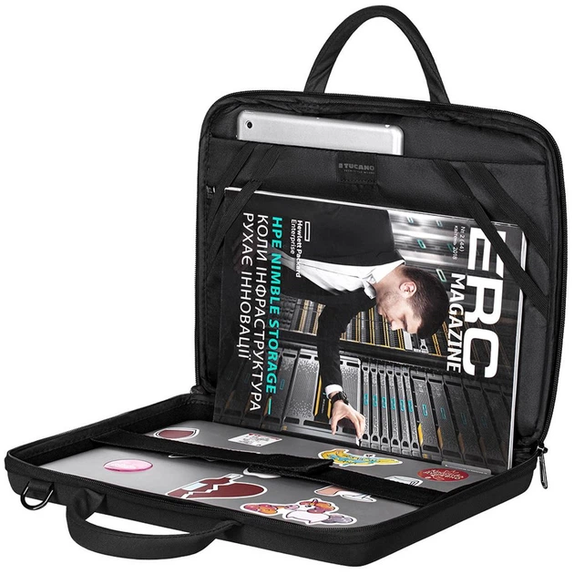 Tucano Сумка Darkolor 13"/14", чорна - изображение 11