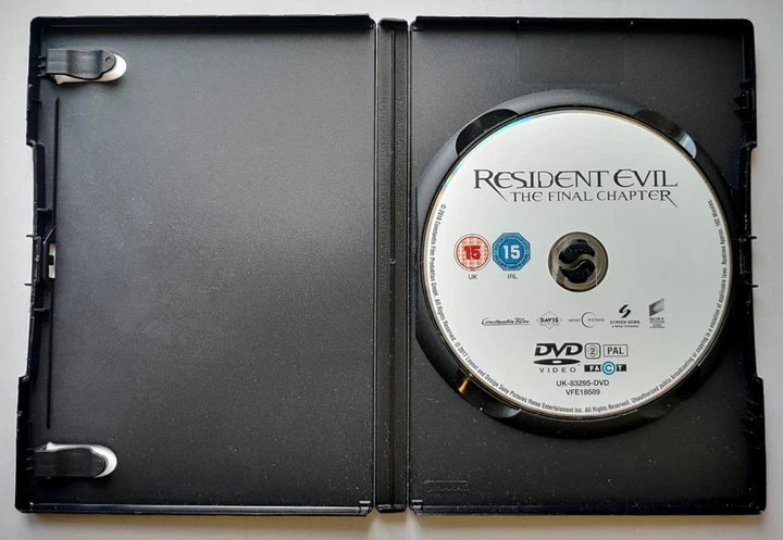 Resident Evil The Final Chapter, Б/У, английская версия - Video диск - изображение 2