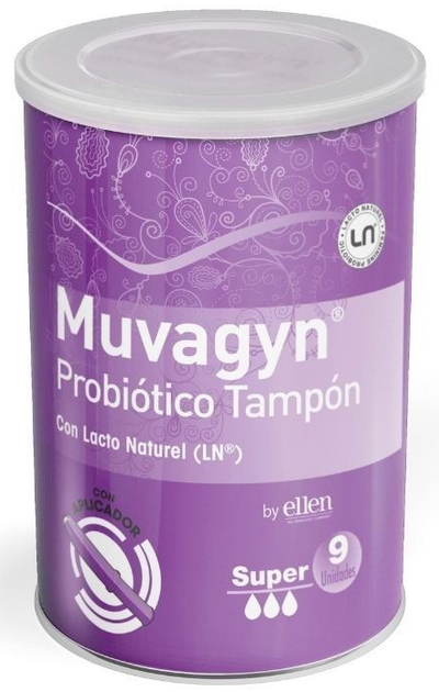 Тампони пробіотичні Muvagyn Probiotic Buffer Super 9 шт (8470001985842) - зображення 1