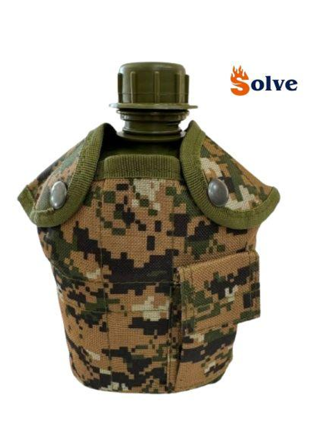 Фляга Solve NATO з чохлом, що утеплює, 1 літр Зелений піксель KT6003909 - зображення 2