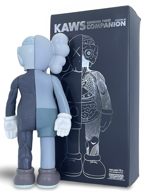 Статуэтка KAWS x Companion Flayed Open Edition x Gray 400% 34 см Brian Donnelly Монумент - изображение 2