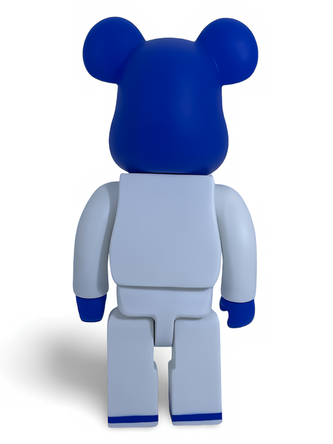 Статуетка Bearbrick x Nike Air Force 1 Blue 400% 28 см Medicom Toy Phil Knight - зображення 10