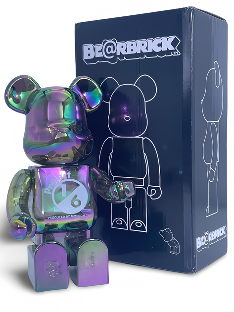 Статуетка Bearbrick x Project 1/6 x Clear Chrome Black 400% 28 см Medicom Toy Матриця - Фото 7 Статуетка Bearbrick x Project 1/6 x Clear Chrome Black 400% 28 см Medicom Toy Матриця - зображення 7