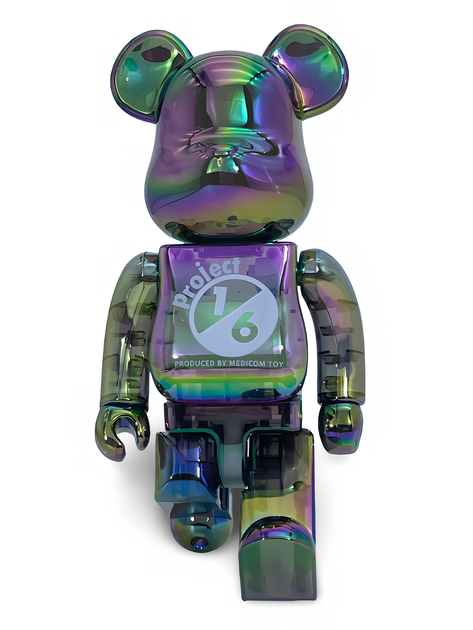 Статуетка Bearbrick x Project 1/6 x Clear Chrome Black 400% 28 см Medicom Toy Матриця - Фото 12 Статуетка Bearbrick x Project 1/6 x Clear Chrome Black 400% 28 см Medicom Toy Матриця - зображення 12