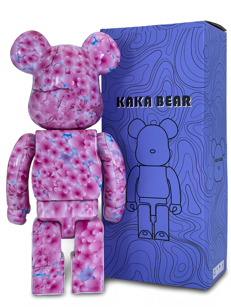 Статуетка Bearbrick x Sakura 400% 28 см Medicom Toy Цвітіння вишні - зображення 2
