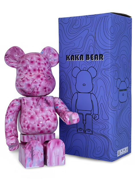 Статуетка Bearbrick x Sakura 400% 28 см Medicom Toy Цвітіння вишні - зображення 7