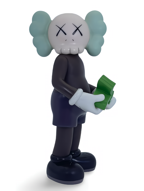 Статуэтка KAWS x Money Flip x Cash Open Edition x Color 400% 28 см Brian Donnelly Анатомия - изображение 7