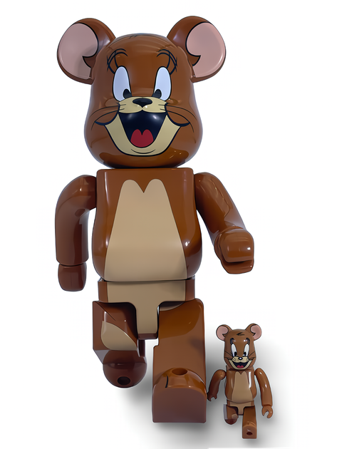 Статуетка Bearbrick x Tom and Jerry x Jerry 400% & 100% 28 см 7 см Medicom Toy Джерри Джинкс - Фото 11 Статуетка Bearbrick x Tom and Jerry x Jerry 400% & 100% 28 см 7 см Medicom Toy Джерри Джинкс - зображення 11