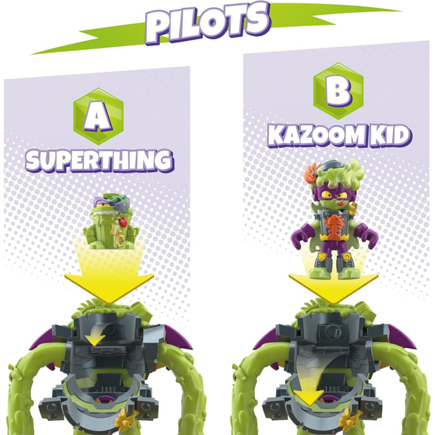 Игровой набор Супербот Трешер Superthings S PSTSP116IN60 робот, казум-кид, фигурка - изображение 4