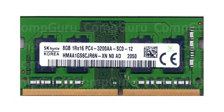 Оперативная память для ноутбука Hynix DDR4 8GB 3200MHz SO-DIMM 1Rx16 ...