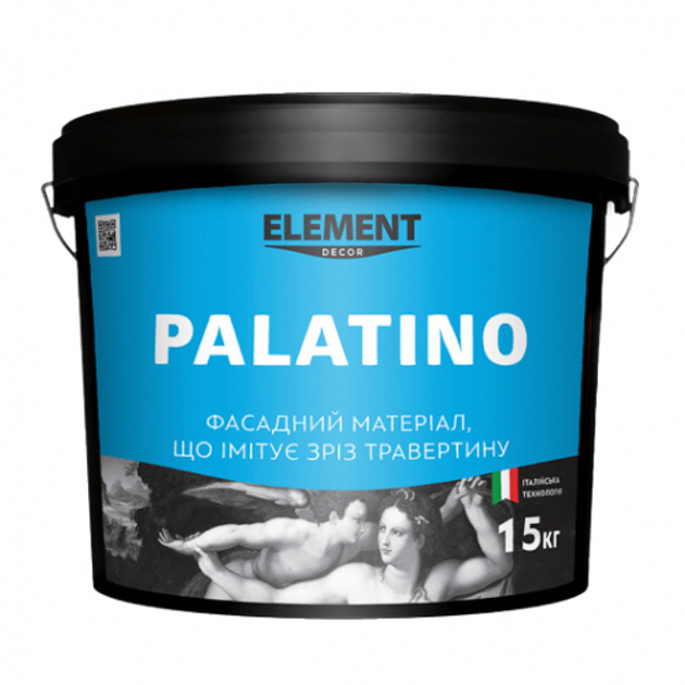 Штукатурка декоративна Element Decor Palatino акрилова для створення ефекту "старої стіни" - зображення 1
