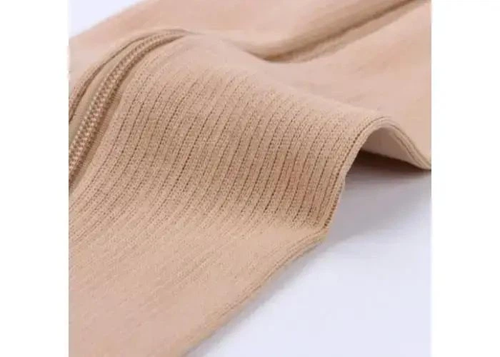 Компресійні гольфи від варикозу Zip Sox Original Шкарпетки від варикозу на блискавці з відкритим носком L/XL Бежевий - зображення 2