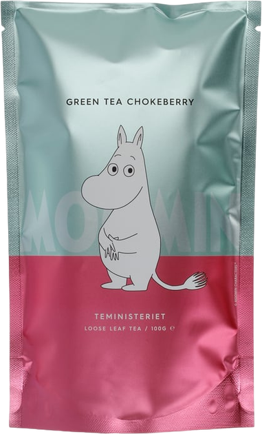 Зелений чай Teministeriet Moomin Chokeberries в пачці 100 г (7340023003392) - зображення 1