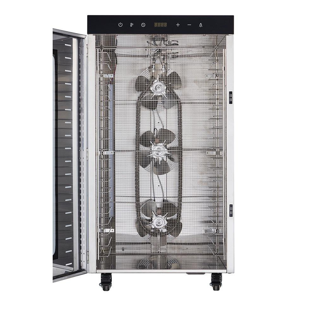 Дегідратор сушарка комерційний Food Dehydrator SS - 20H для овочів фруктів м'яса грибів 20 лотків 2000Вт - зображення 6