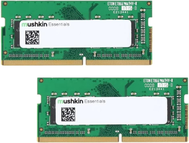 Оперативна пам'ять Mushkin DDR3-1333 8192MB PC3-10600 (Kit of 2x4096) Essentials (B004G81T02) - зображення 1