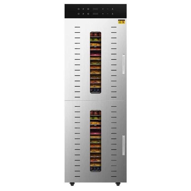 Дегидратор сушилка коммерческий Food Dehydrator SS - 32H для овощей фруктов мяса грибов 32 лотка 3000Вт - Фото 2 Дегидратор сушилка коммерческий Food Dehydrator SS - 32H для овощей фруктов мяса грибов 32 лотка 3000Вт - изображение 2