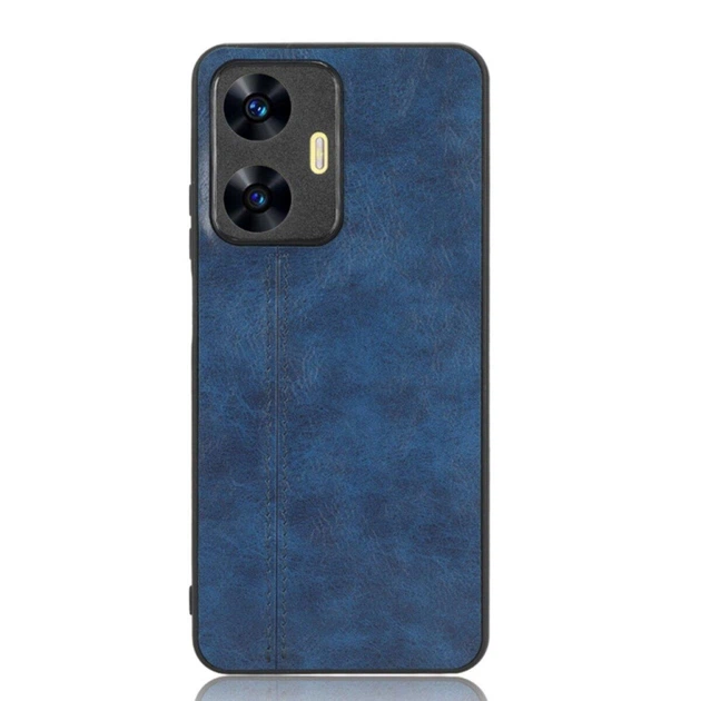 Чехол Cosmiс Leather Case для Realme C55 Blue - Фото 1 Чехол Cosmiс Leather Case для Realme C55 Blue - изображение 1