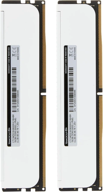 Оперативная память Team Group DDR5-6000 32768MB PC5-48000 (Kit of 2x16384) T-Create Expert White (CTCWD532G6000HC38ADC01) - изображение 3