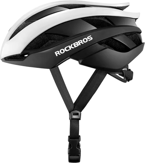 Kask rowerowy Rockbros biało-czarny L (7016802869212) - obraz 2