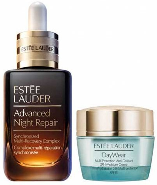 Набір для догляду за обличчям Estee Lauder Advanced Відновлювальна нічна сироватка 50 мл + Денний крем SPF 15 15 мл (0887167640856) - зображення 1