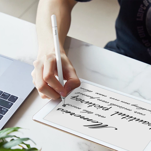 Стилус HOCO GM103 Fluent series universal capacitive pen White (6931474767127) - изображение 4