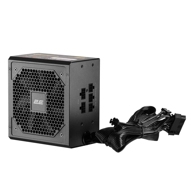 Блок живлення 2E GAMING Solid Power (650W), >85%, 80+ Bronze, 120мм, 1xMB 24pin(20+4), 2xCPU 8pin(4+4), 3xMolex, 6xSATA, 4xPCIe 8pin(6+2), Semi Modular - изображение 4