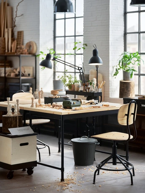 Письмовий стіл IKEA KULLABERG 110х70 см сосна/чорний (804.994.44) - зображення 3