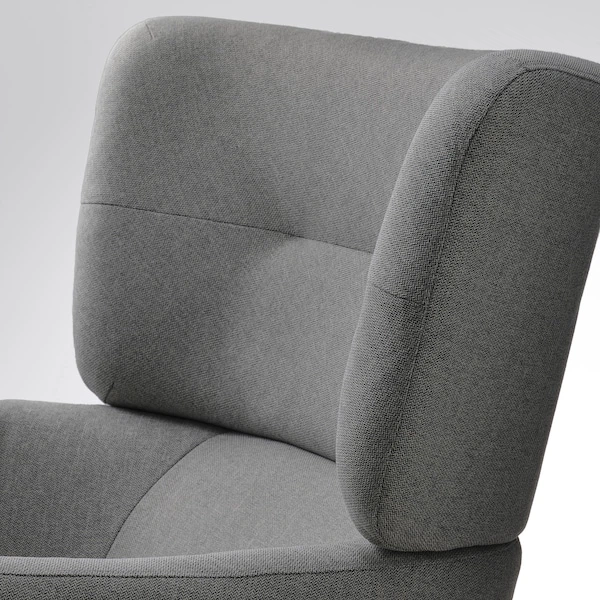 Крісло IKEA OSKARSHAMN Tibbleby бежевий/сіре (205.236.11) - изображение 4