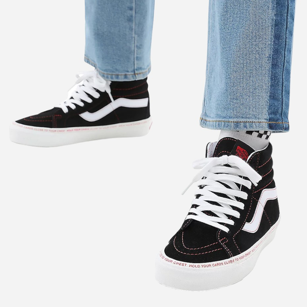 Жіночі кеди високі Vans Ua Sk8-Hi VN0A5KRTBM81 36 (6US) 22.5 см Чорні (196571310010) - зображення 2