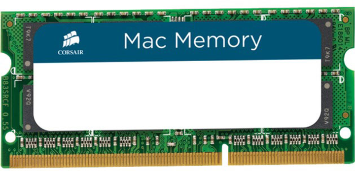 Оперативна пам'ять Corsair SO-DIMM DDR3-1600 8192MB PC3-12800 Mac (843591032940) - зображення 1