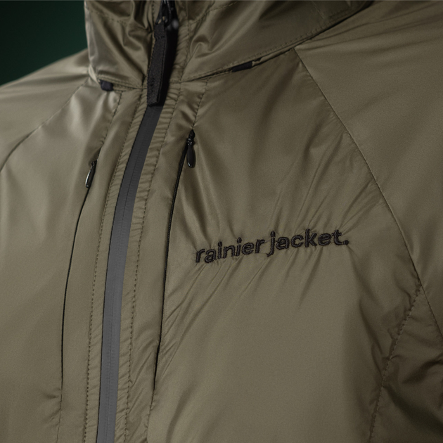 Водонепроницаемая куртка ветровка Rainier Jacket. Ranger Green. Размер M - изображение 2