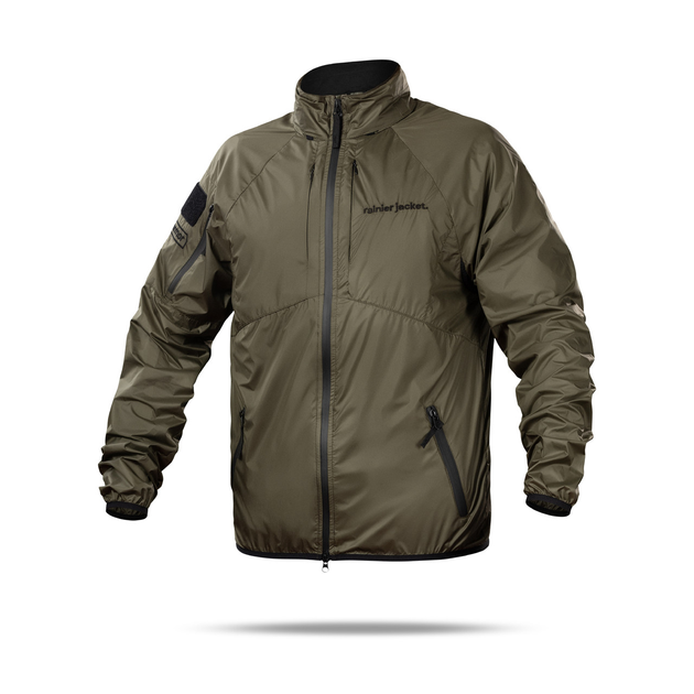 Водонепроницаемая куртка ветровка Rainier Jacket. Ranger Green. Размер S - изображение 1