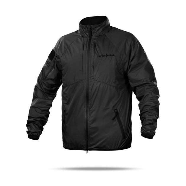 Водонепроницаемая куртка ветровка Rainier Jacket. Black. Размер L - изображение 1