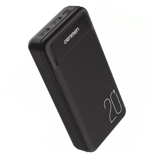 Універсальна мобільна батарея Denmen DP10 20000mAh Black - Фото 1 Універсальна мобільна батарея Denmen DP10 20000mAh Black - зображення 1