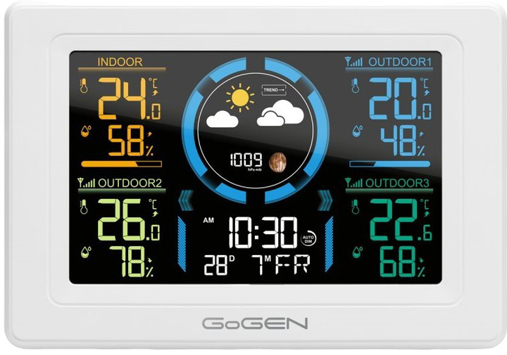 Stacja pogodowa GoGEN ME 3397 W (GOG-ME3397W) - obraz 3