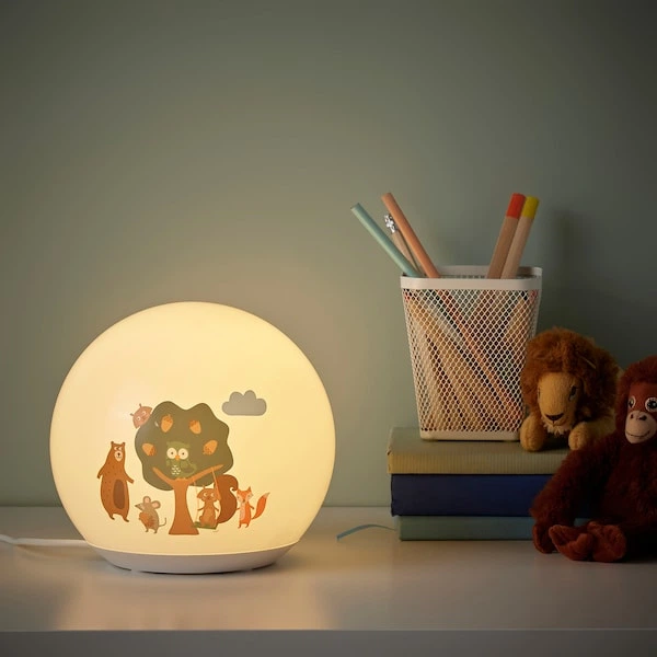 Настільна LED лампа IKEA BRUMMIG лісовий візерунок (305.261.19) - зображення 5