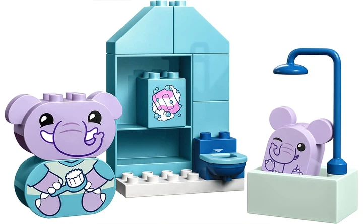 Конструктор Lego Duplo Повседневные процедуры: Время принимать ванну, 15 деталей 10413 - Фото 8 Конструктор Lego Duplo Повседневные процедуры: Время принимать ванну, 15 деталей 10413 - изображение 8