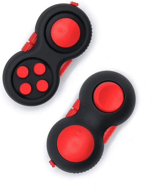 Игрушка антистресс Fidget Pad фиджет брелок с кнопками попит / Pop it в форме Джойстика, красный "G" (86914618) - изображение 4