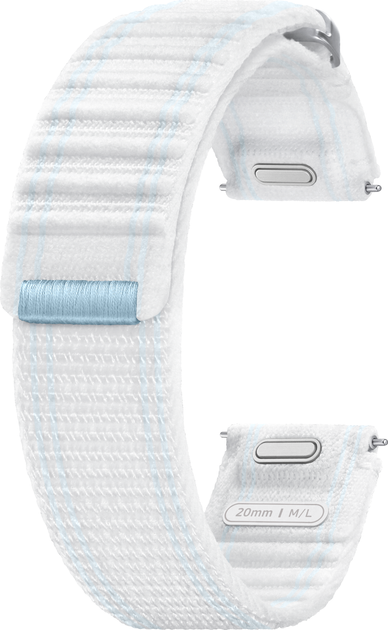 Pasek Samsung Fabric Band (M/L) do Samsung Galaxy Watch 7 Blue White (ET-SVL31LWEGEU) - obraz 3