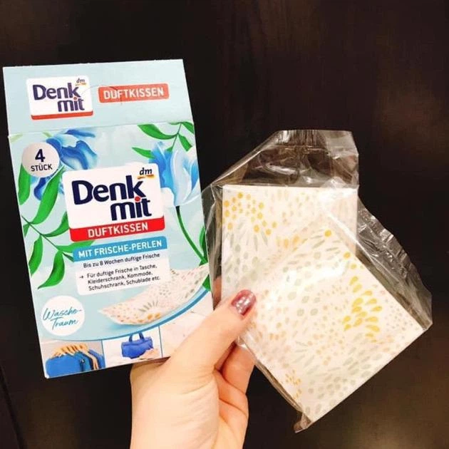 Освіжувач білизни Denkmit Duftkissen mit Frische-Perlen для шафи Свіжість 4 пакети - зображення 5