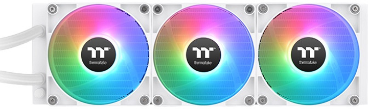 Система жидкостного охлаждения Thermaltake TH360 V2 Ultra ARGB Sync All-In-One Liquid Cooler White (4711475640375) - изображение 2