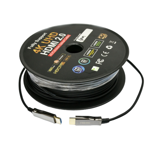 Патч-корд L&W ELECTRONICAL HDMI 2.0, 60м, 4К (UHD) с передачей сигнала по оптическому кабелю (AOC) LW-HA-60 - изображение 3