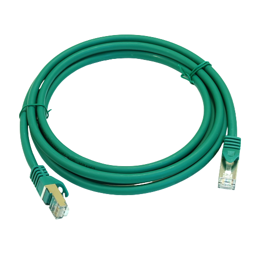 Патч-корд L&W ELECTRONICAL 0.5м, S/FTP, cat.6A, RJ45, медь, зеленый, PC005-C6A-050GN - Фото 1 Патч-корд L&W ELECTRONICAL 0.5м, S/FTP, cat.6A, RJ45, медь, зеленый, PC005-C6A-050GN - изображение 1
