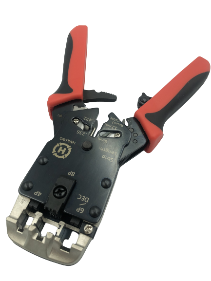 Обтискний професійний інструмент із тріскачкою RJ45/RJ12/RJ11, Hanlong HT-3008AR - Фото 15 Обтискний професійний інструмент із тріскачкою RJ45/RJ12/RJ11, Hanlong HT-3008AR - изображение 15