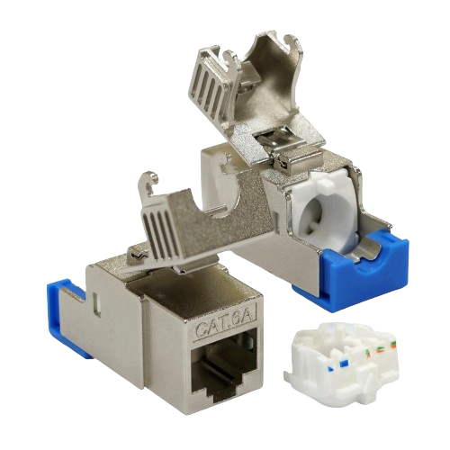 Модуль безінструментальний RJ45, Keystone, STP, cat.6a, Slim L&W ELECTRONICAL LW-KJ91 - изображение 5