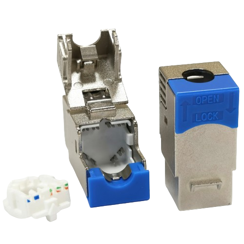 Модуль безінструментальний RJ45, Keystone, STP, cat.6a, Slim L&W ELECTRONICAL LW-KJ91 - изображение 7