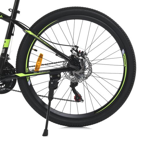 Велосипед двухколесный подростковый PROFI 26" Черно-салатовый MTB2602-4 - Фото 3 Велосипед двухколесный подростковый PROFI 26" Черно-салатовый MTB2602-4 - изображение 3
