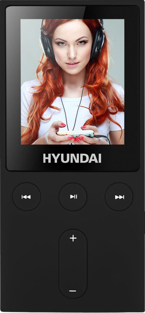 MP3-плеєр Hyundai MPC 501 GB8 FM B Чорний (HY-MPC501GB8FMB) - зображення 1