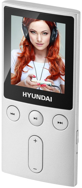 Odtwarzacz mp3 Hyundai MPC 501 GB8 FM S Srebrny (HY-MPC501GB8FMS) - obraz 2