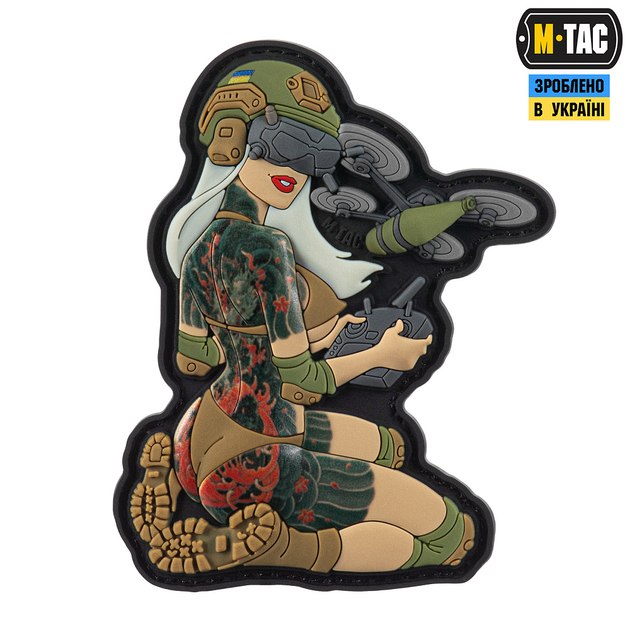 Нашивка M-Tac Tactical girl №6 PVC Якудза V3 - зображення 1